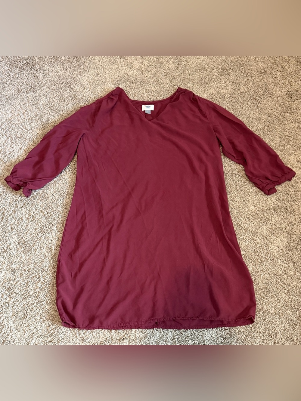 Old Navy Wine Casual Dress
